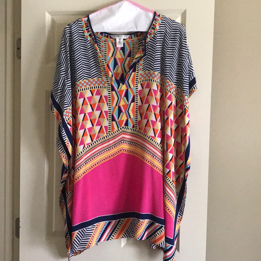 Trina Turk Haute Havana Theodora Caftan